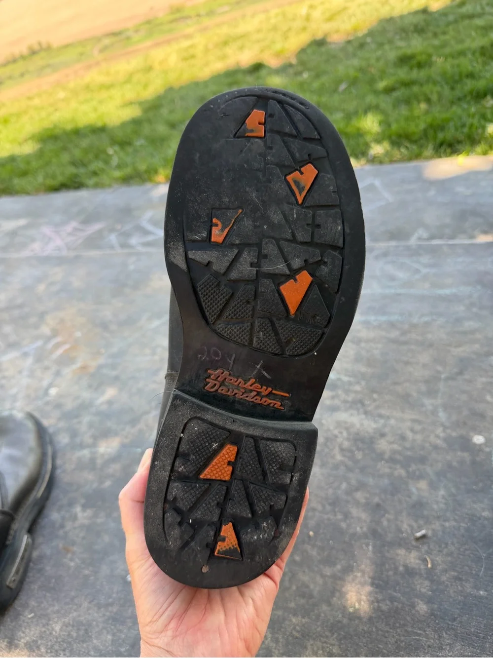 Harley-Davidson Black Leather Motorcycle Engineer Boots